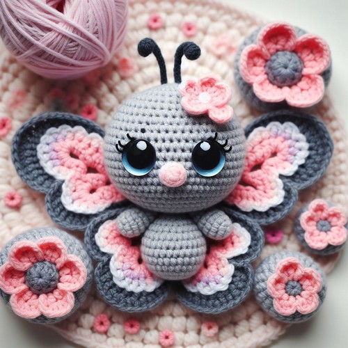 Crochet Butterfly Amigurumi Pattern