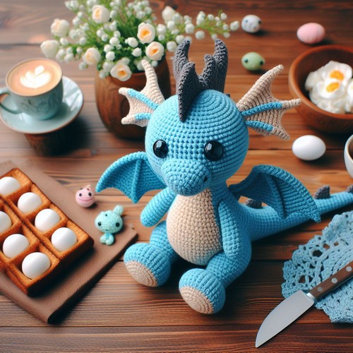 Crochet Dragon Amigurumi Pattern