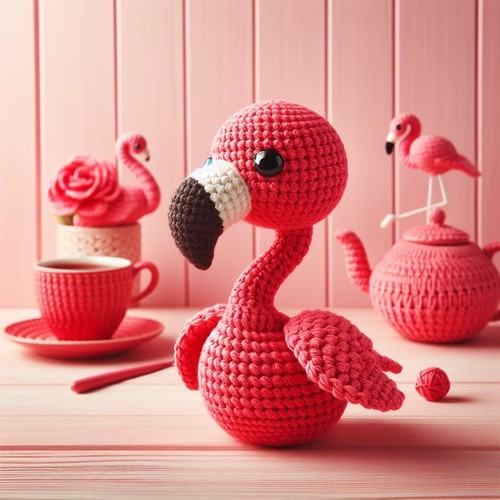 Crochet Flamingo Amigurumi Pattern 3