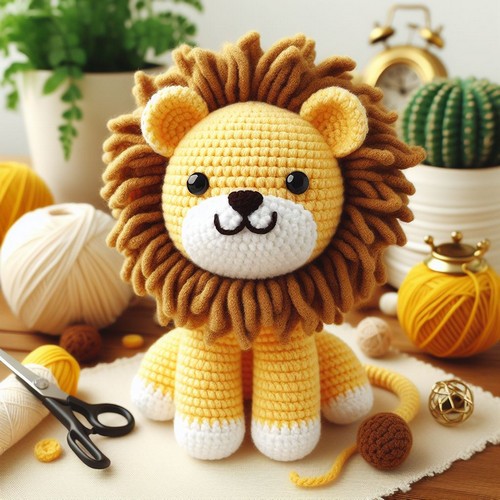 Crochet Lion Amigurumi Pattern