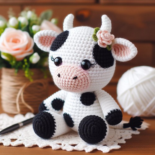 Crochet Little Cow Amigurumi Pattern Step By Step