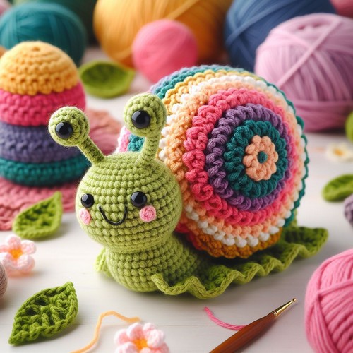 Crochet Snail Amigurumi Pattern Step By Step