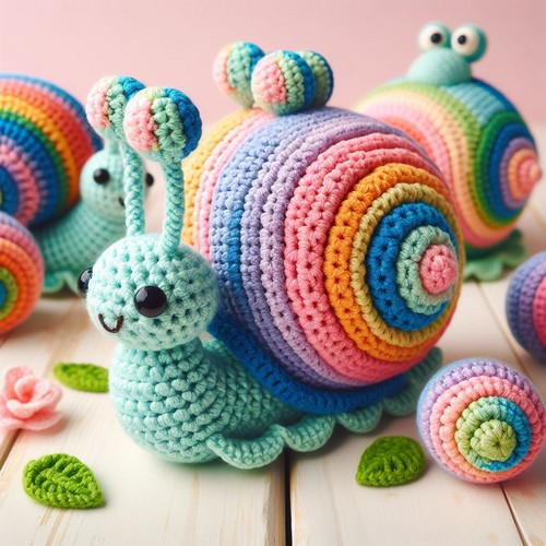 Crochet Snail Amigurumi