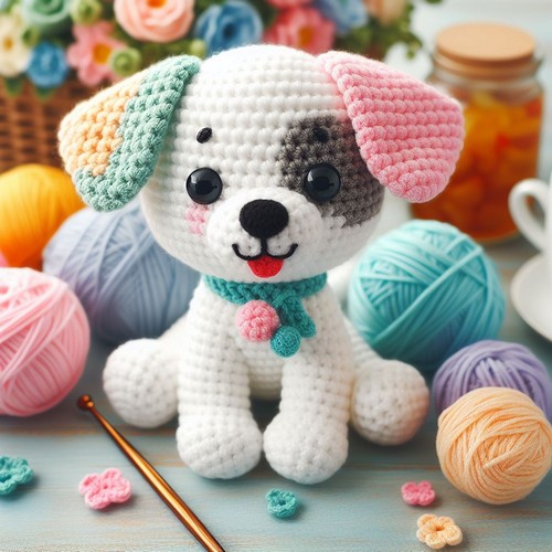 Free Crochet Puppy Dog Amigurumi Pattern