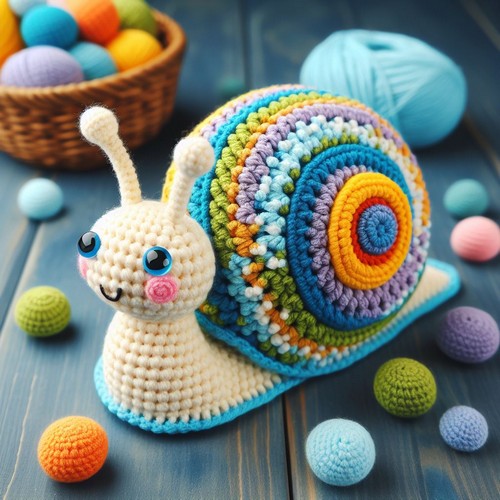 Free Crochet Snail Amigurumi Pattern