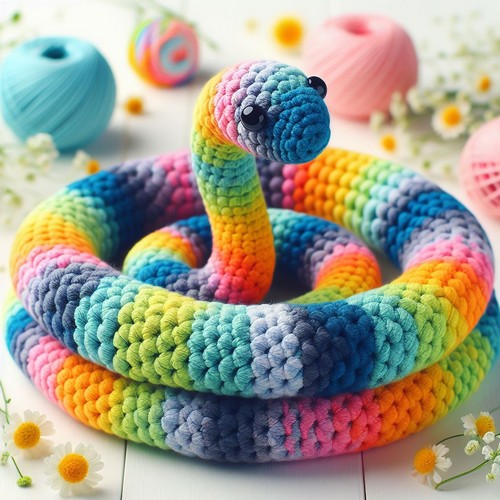 Free Crochet Snake Amigurumi Pattern