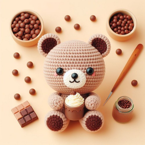 Amigurumi Creamy Choco Bear Free Pattern