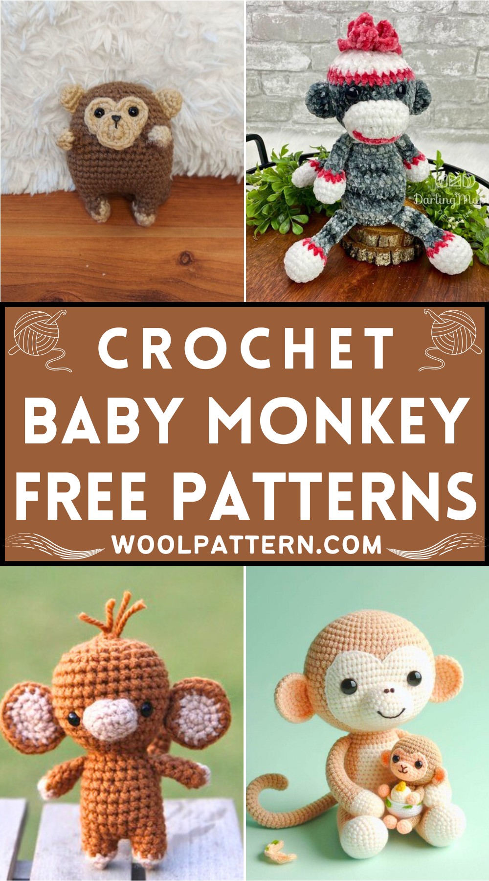 Crochet Baby Monkey Amigurumi