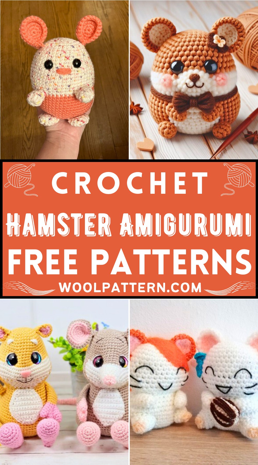 Crochet Hamster Amigurumi Patterns