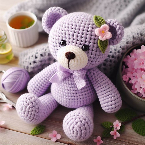 Crochet Puffy Teddy Bear Amigurumi Pattern Step By Step