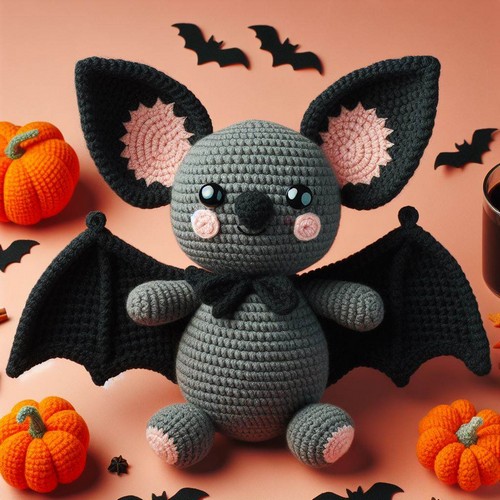 Free Halloween Plush Bat Crochet Pattern