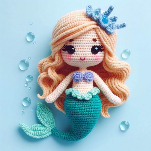 Free Little Mermaid Crochet Pattern