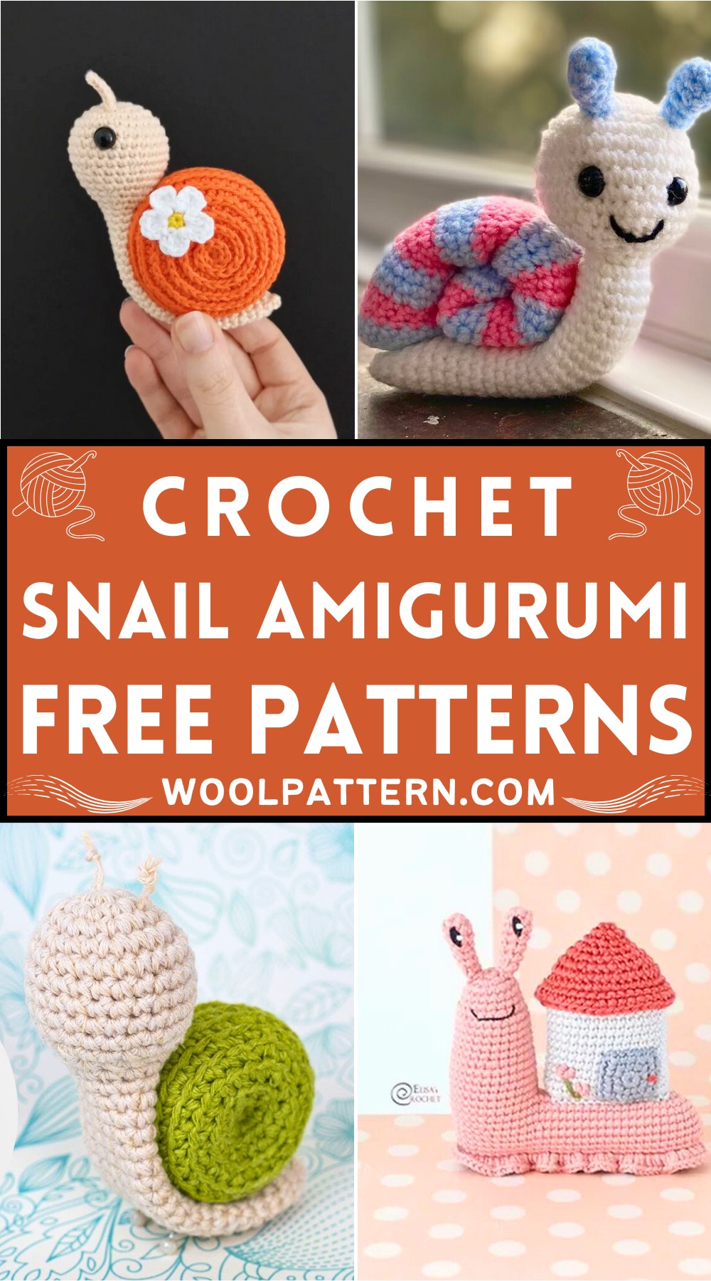 Crochet Snail Amigurumi