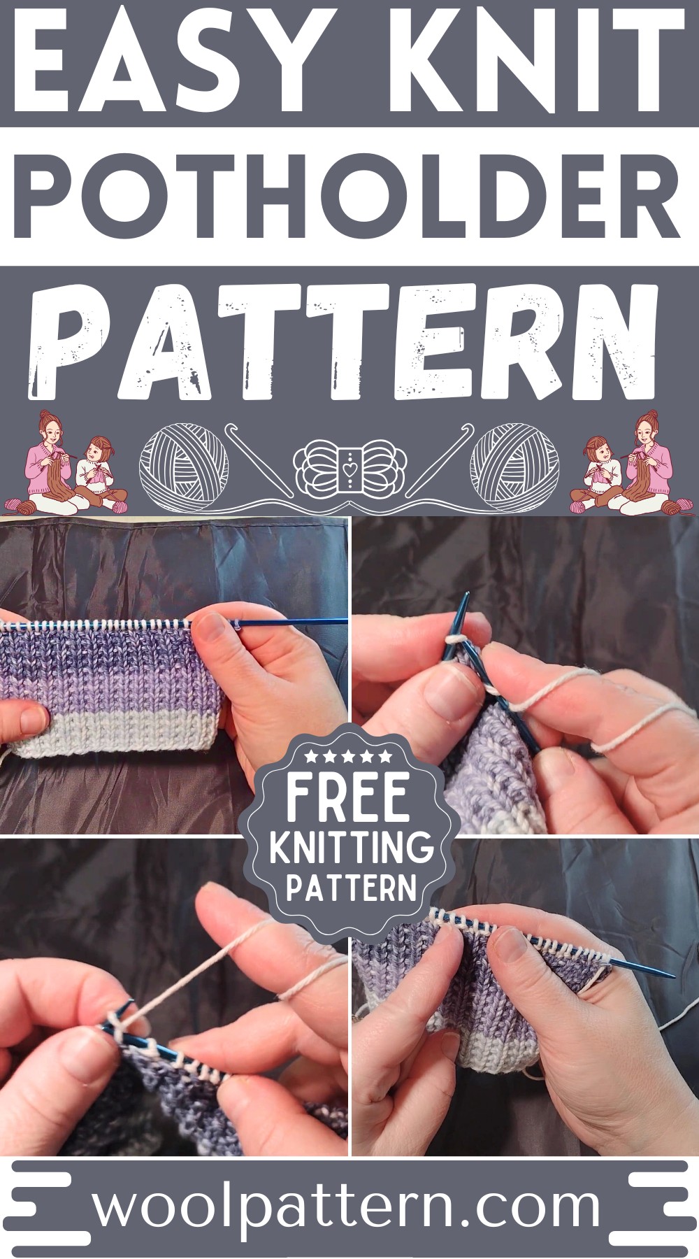 Knit Potholder Pattern