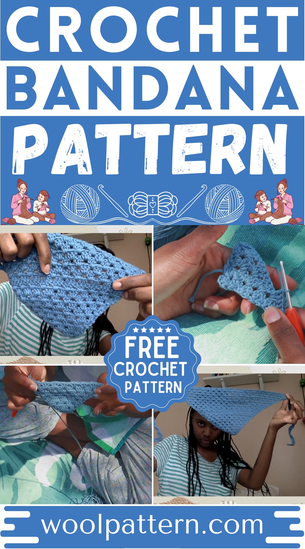 Crochet Bandana Tutorial