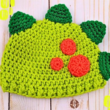 Crochet Dinosaur Hat Pattern (1)