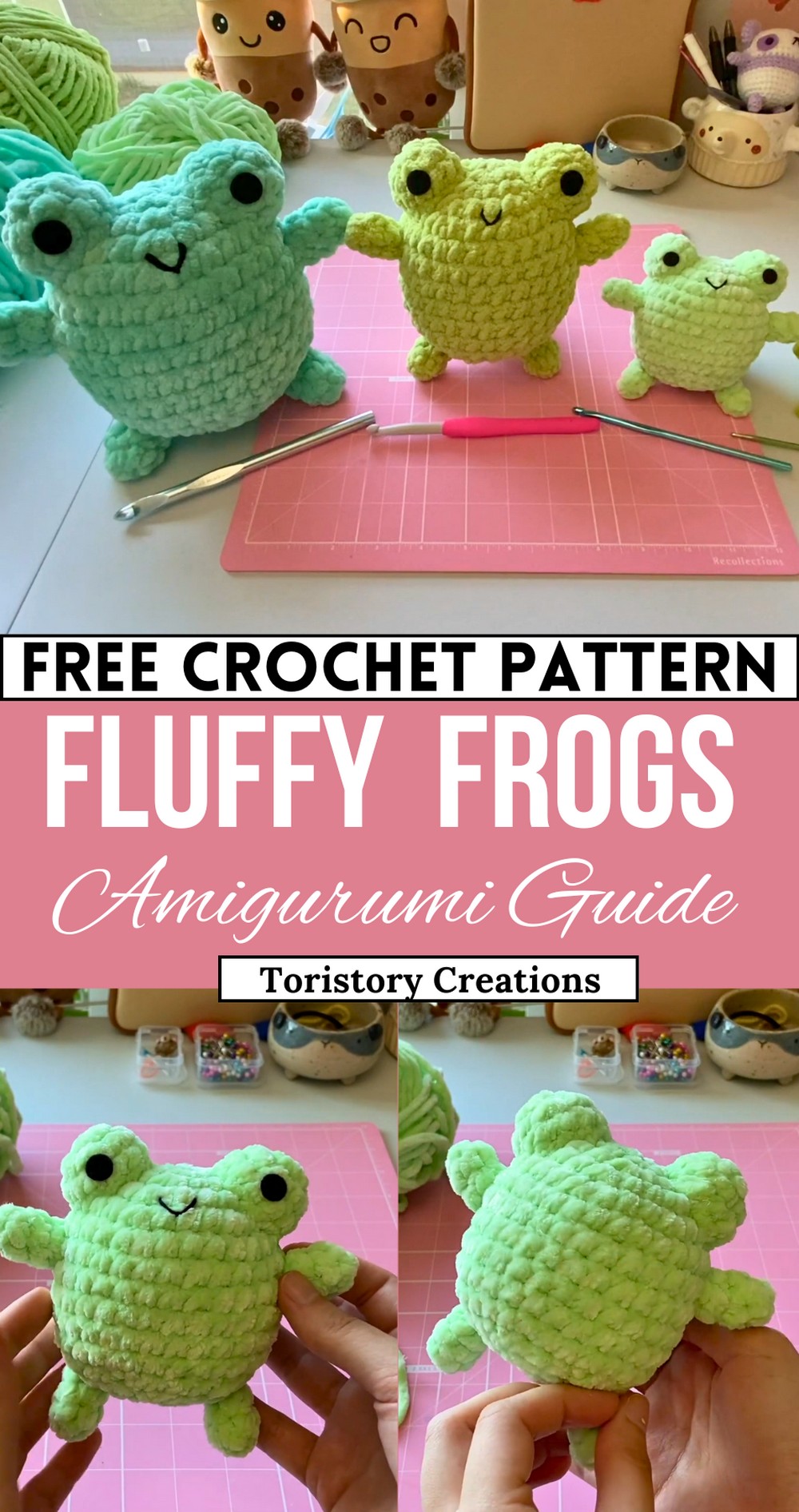 Crochet Frogs