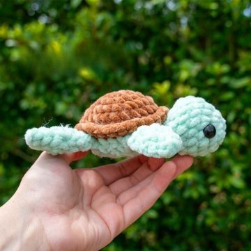 Crochet Turtle Amigurumi Pattern (1)