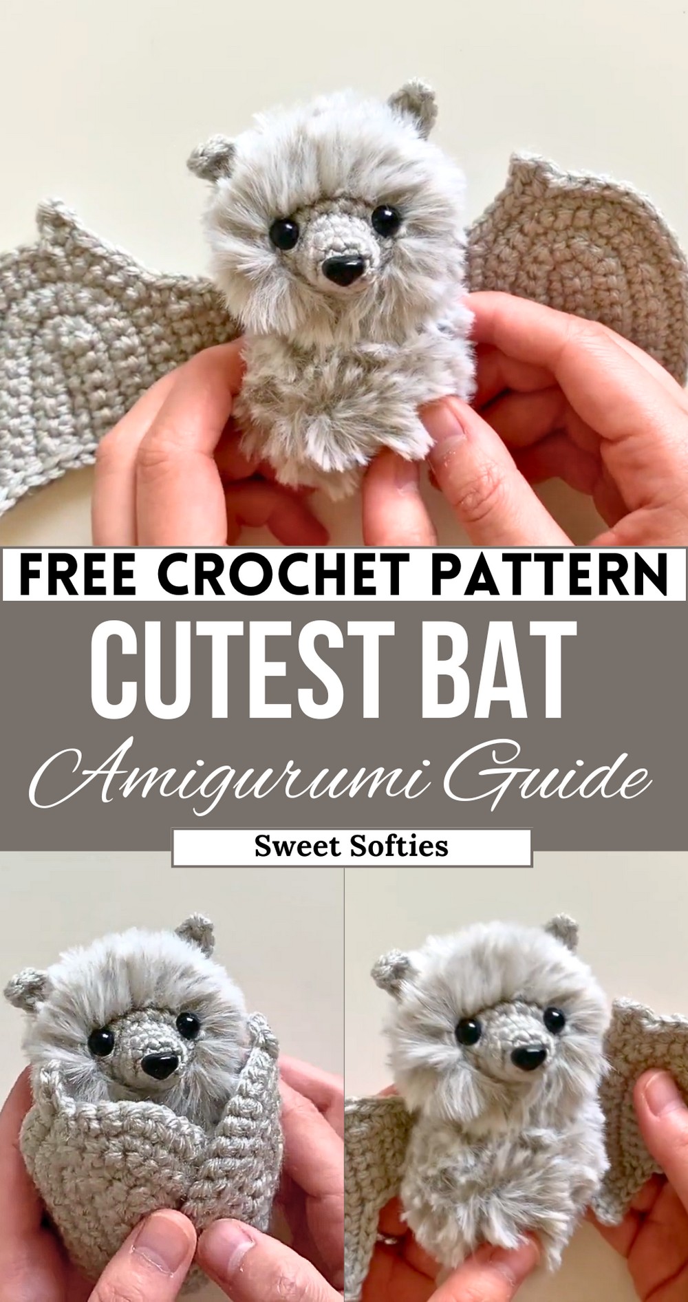 Cutest Crochet Bat Pattern Ever