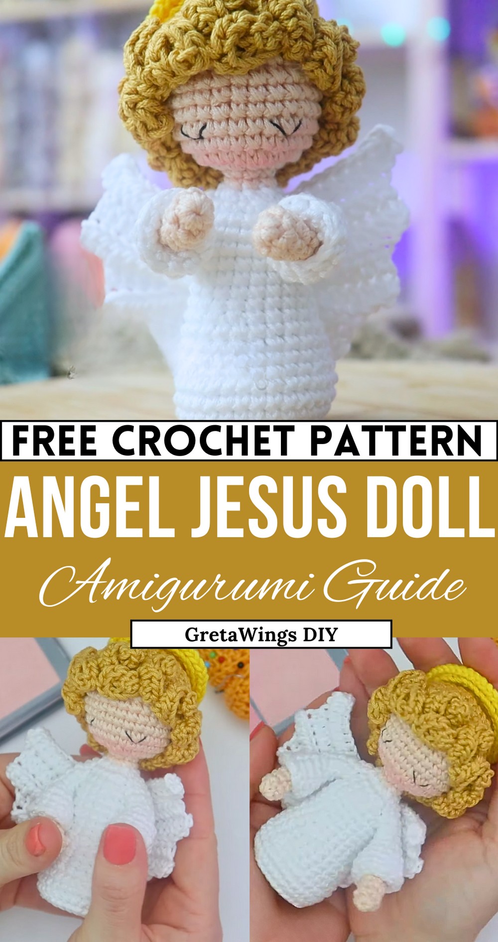 How To Crochet An Amigurumi Angel For The Nativity Of Jesus