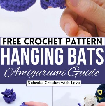 How to Crochet Hanging Bats