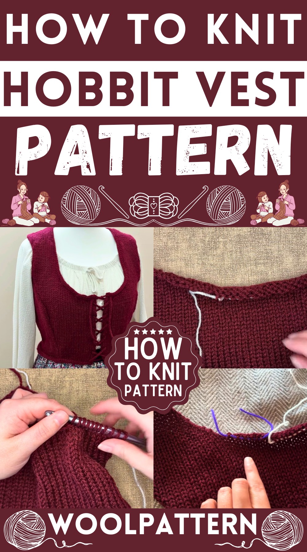 Knit Hobbit Vest Pattern