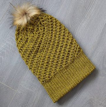 Knit Swirl Beanie Pattern (1)