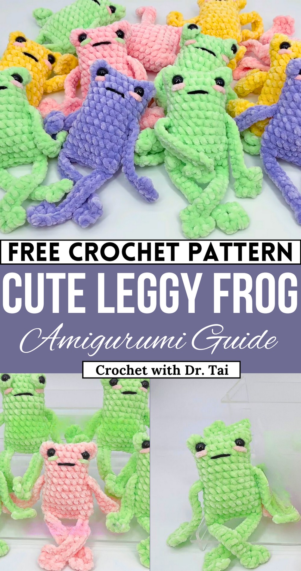 Leggy Frog Crochet Tutorial