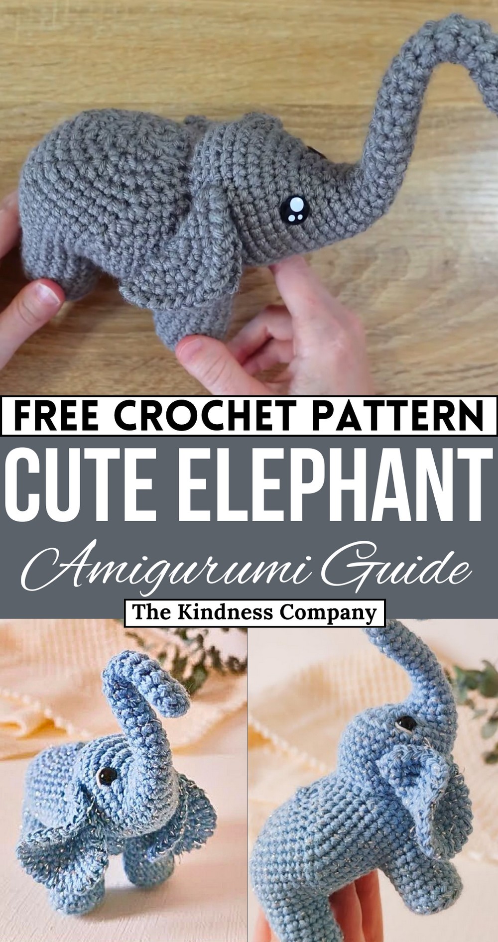 Quick Crochet Elephant Amigurumi Pattern