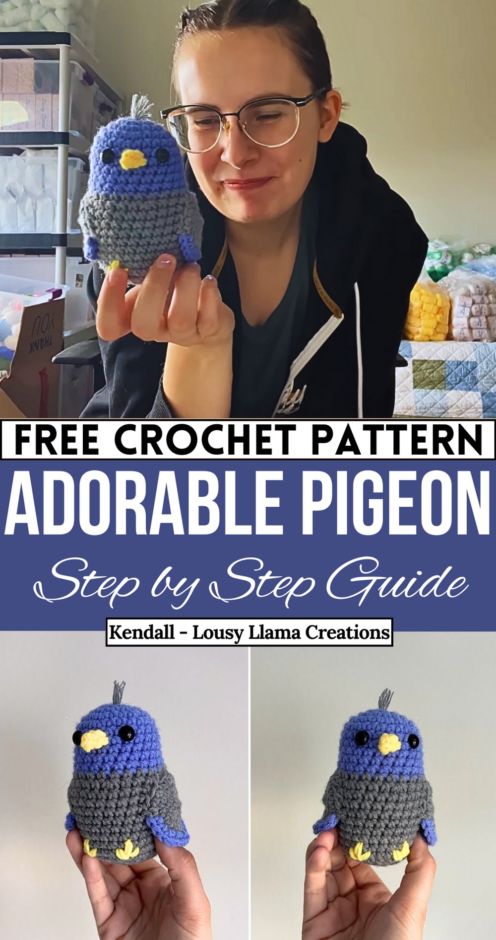 Adorable Pigeon Amigurumi Crochet Tutorial