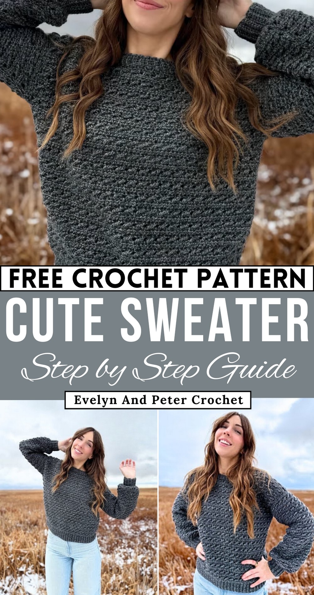 Crochet A Cute Sweater tutorial