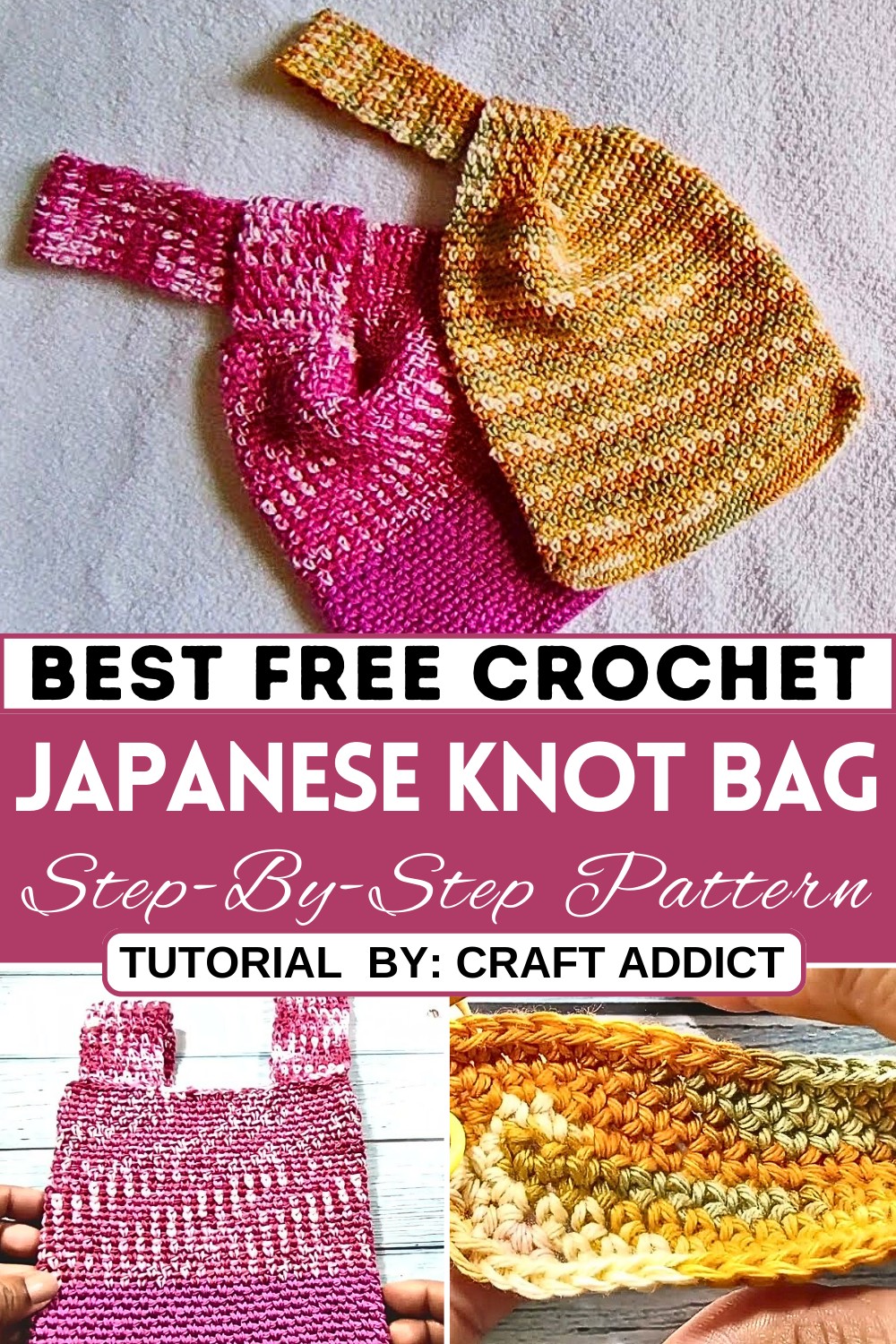 Crochet A Japanese Knot Bag