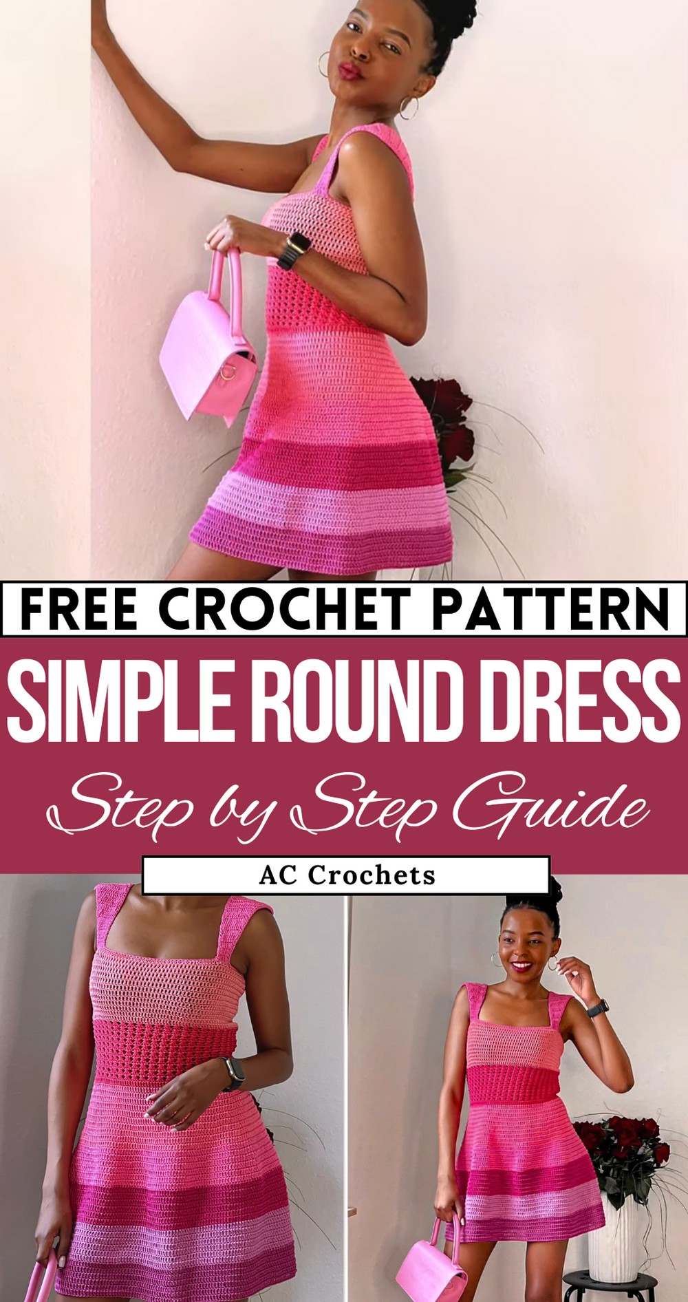Crochet A Simple Round Dress Tutorial