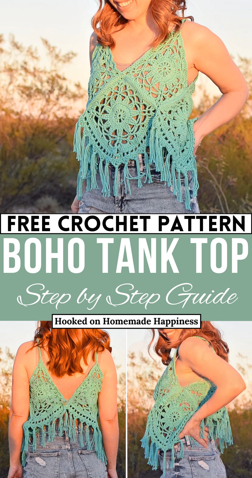 Crochet Boho Tank Top Pattern
