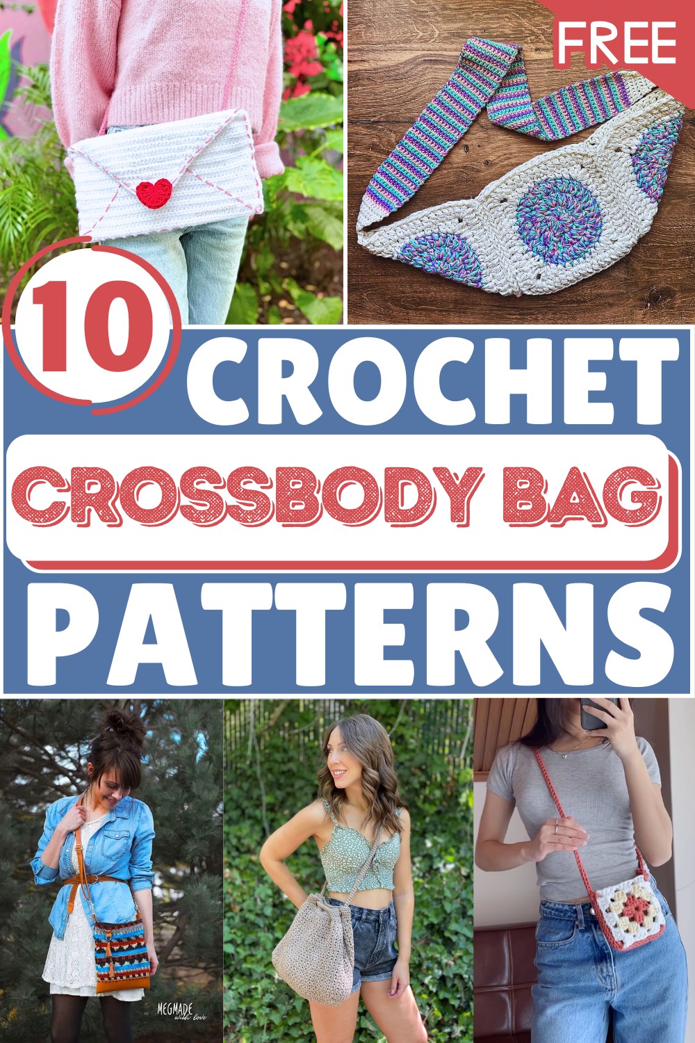 Crochet Cross Body Bag Free Patterns 1