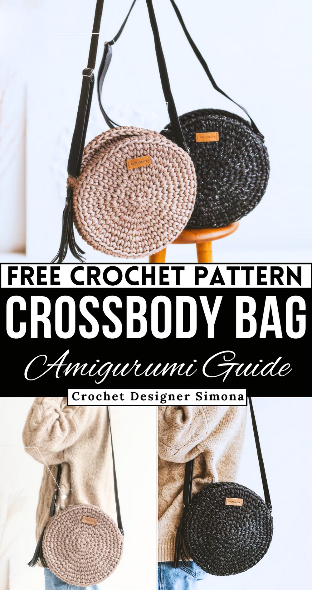 Crochet Cross-body Bag For Beginners