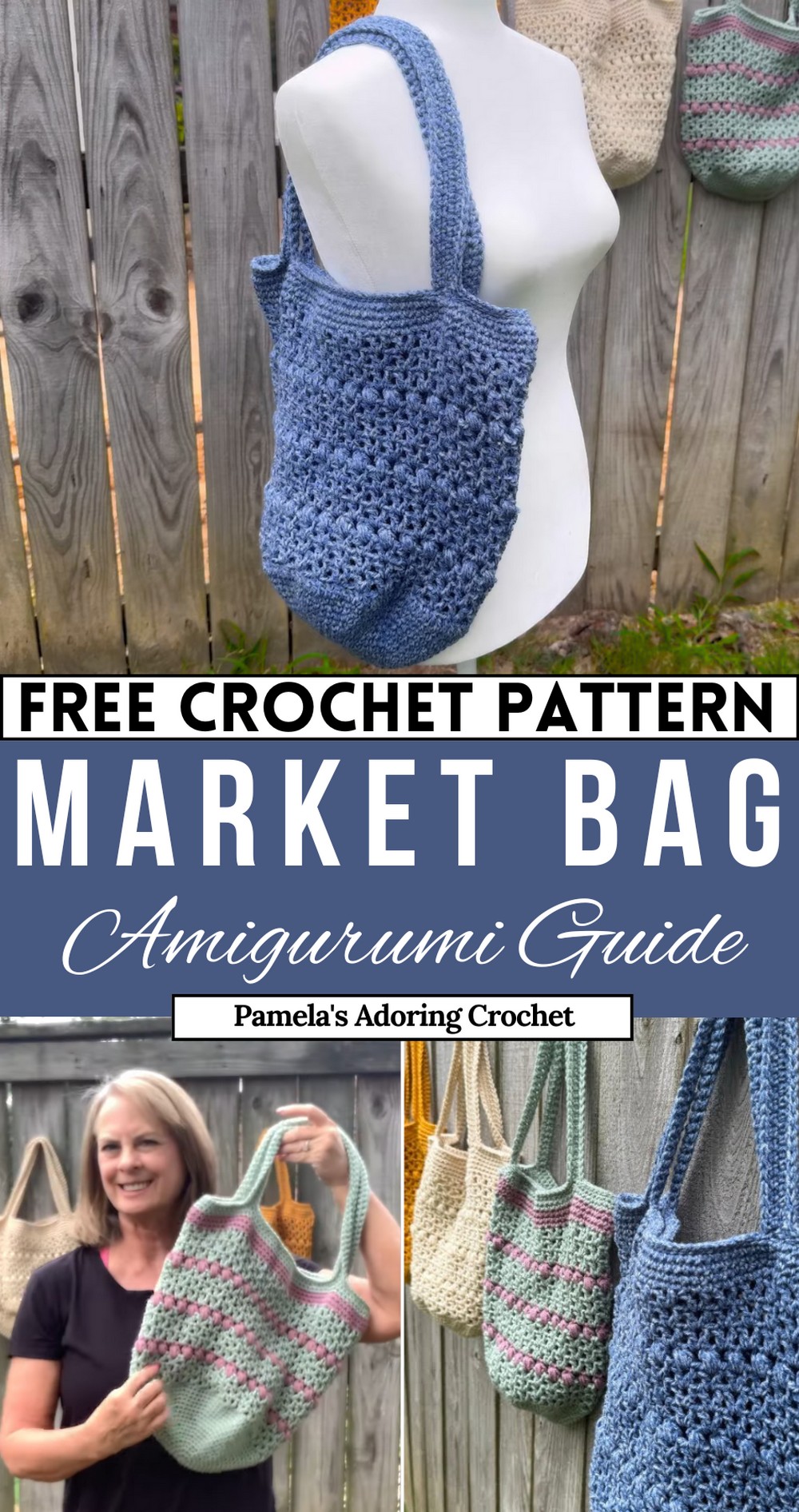 Crochet Market Bag Fast Easy