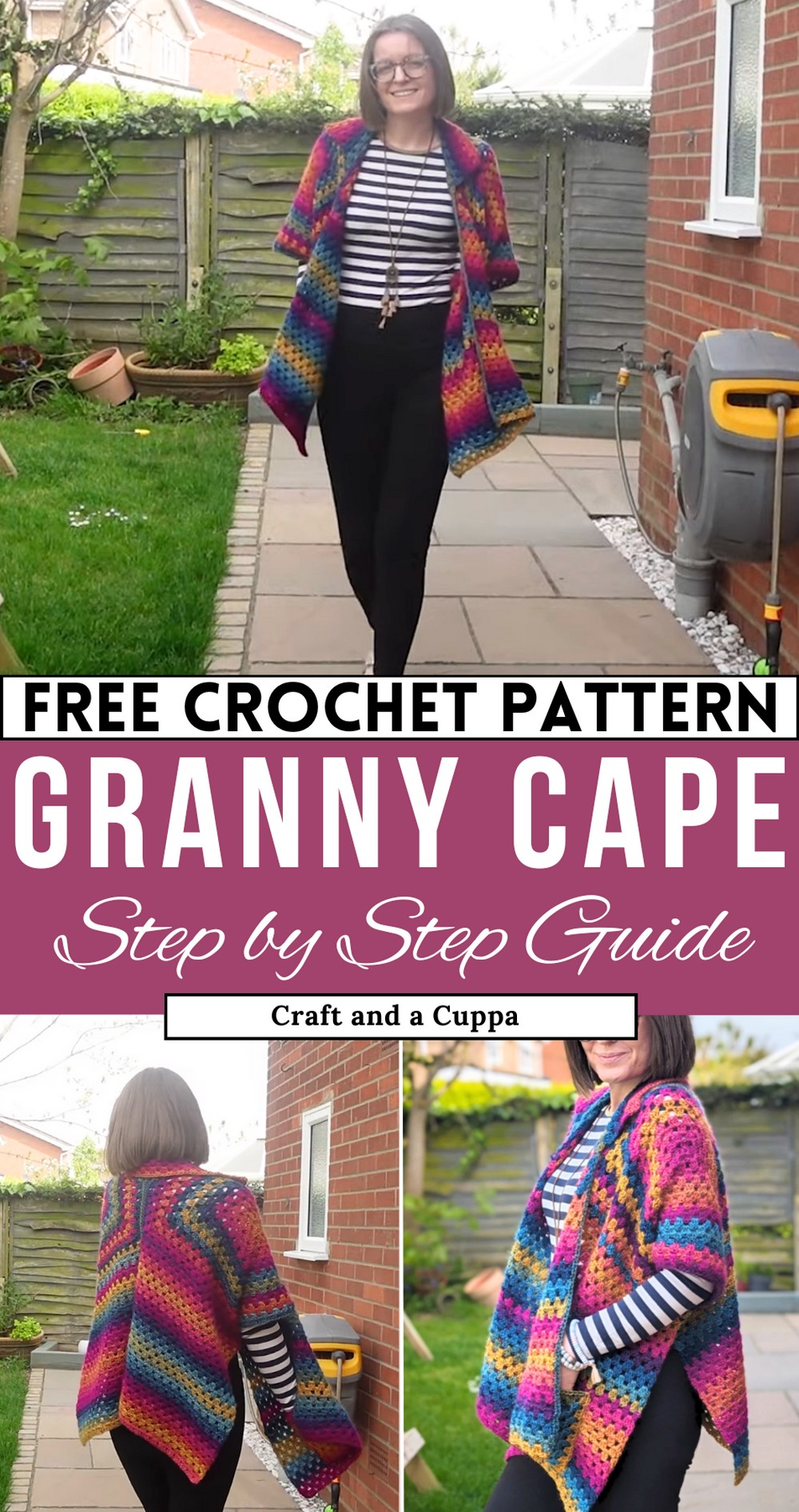 Crochet The Granny Cape Tutorial