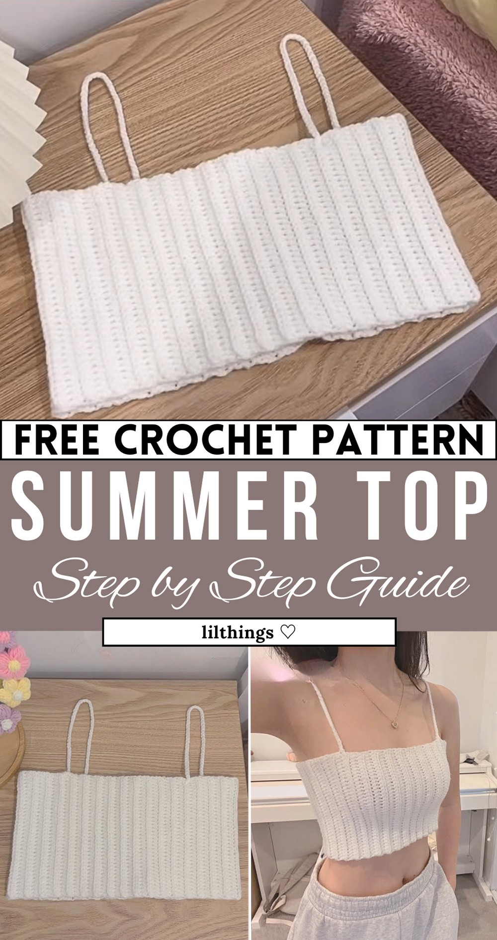 Crochet Top For Absolute Beginner Tutorial