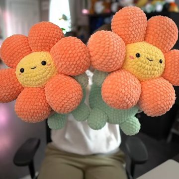 Cute Amigurumi Flowers – Free Crochet Patterns