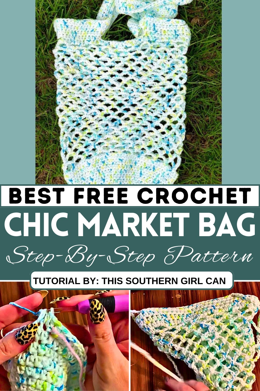 Easy Crochet chic Market Bag