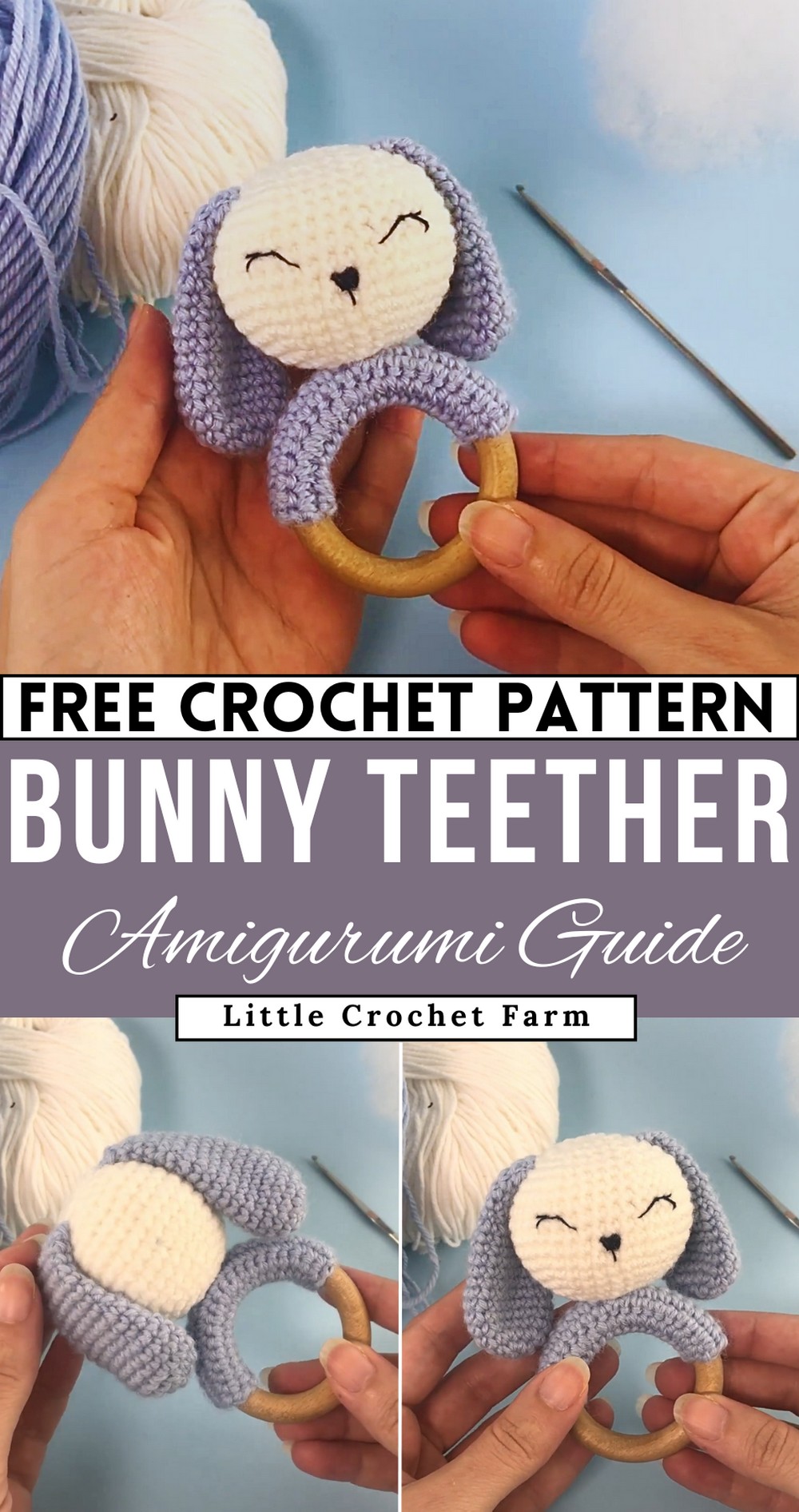 How To Crochet A Bunny Teether