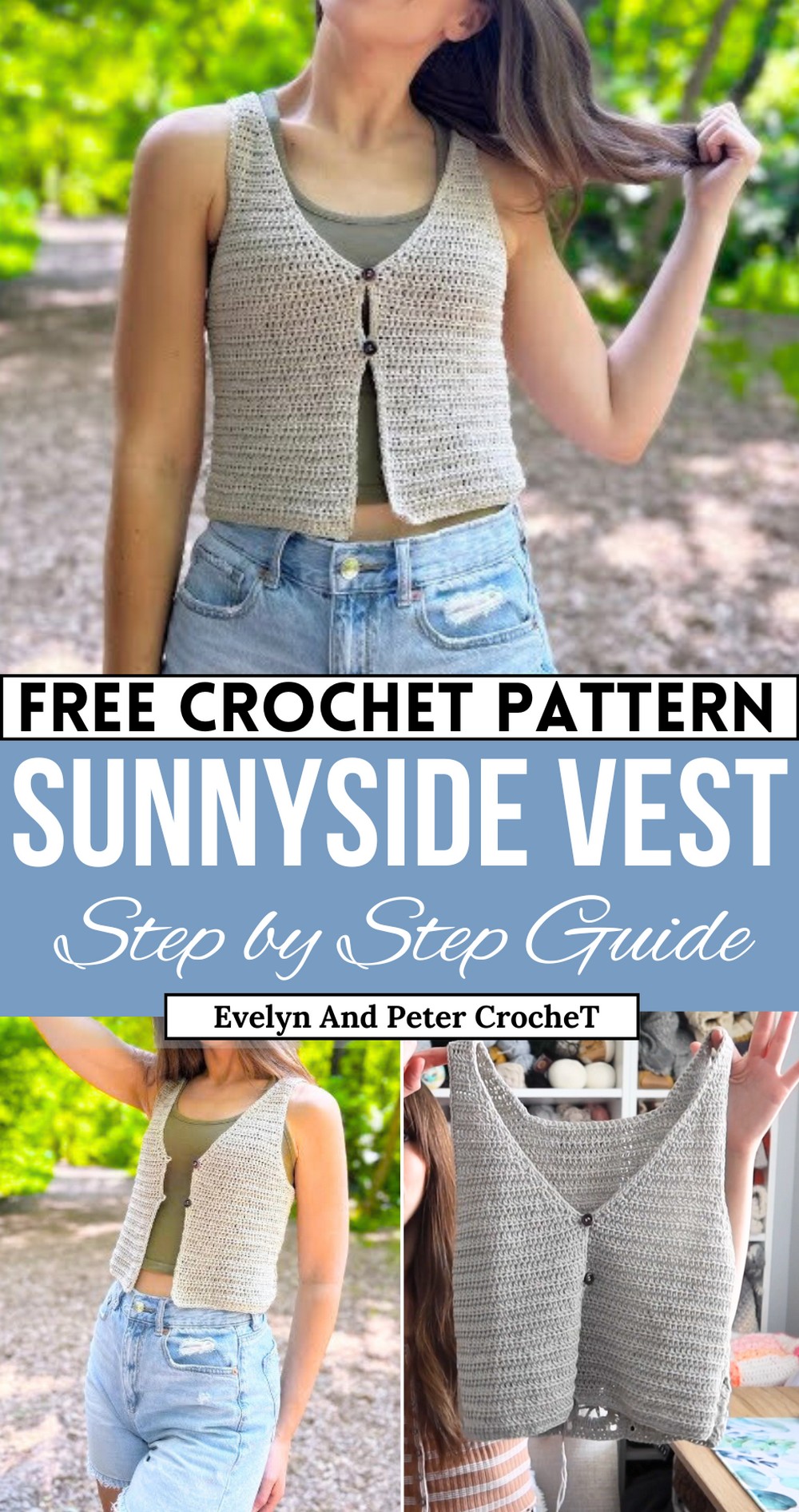 How To Crochet The Sunnyside Vest Motifs