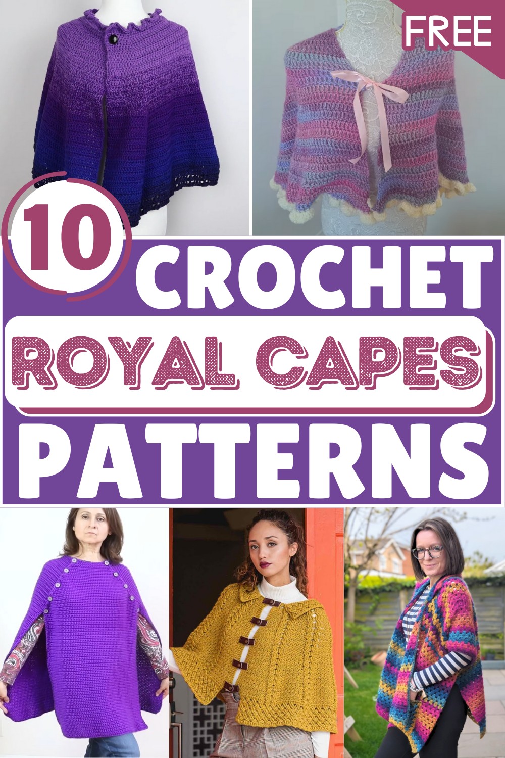 Royal Capes – Free Crochet Patterns 1