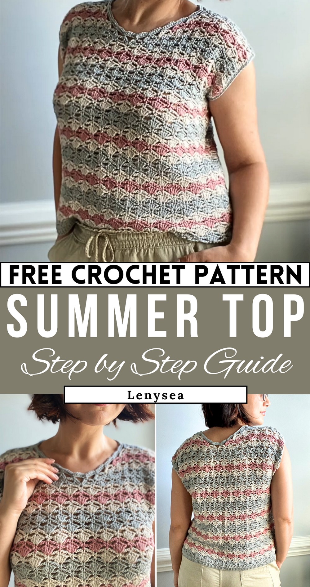 Sleeveless Crochet Summer Top