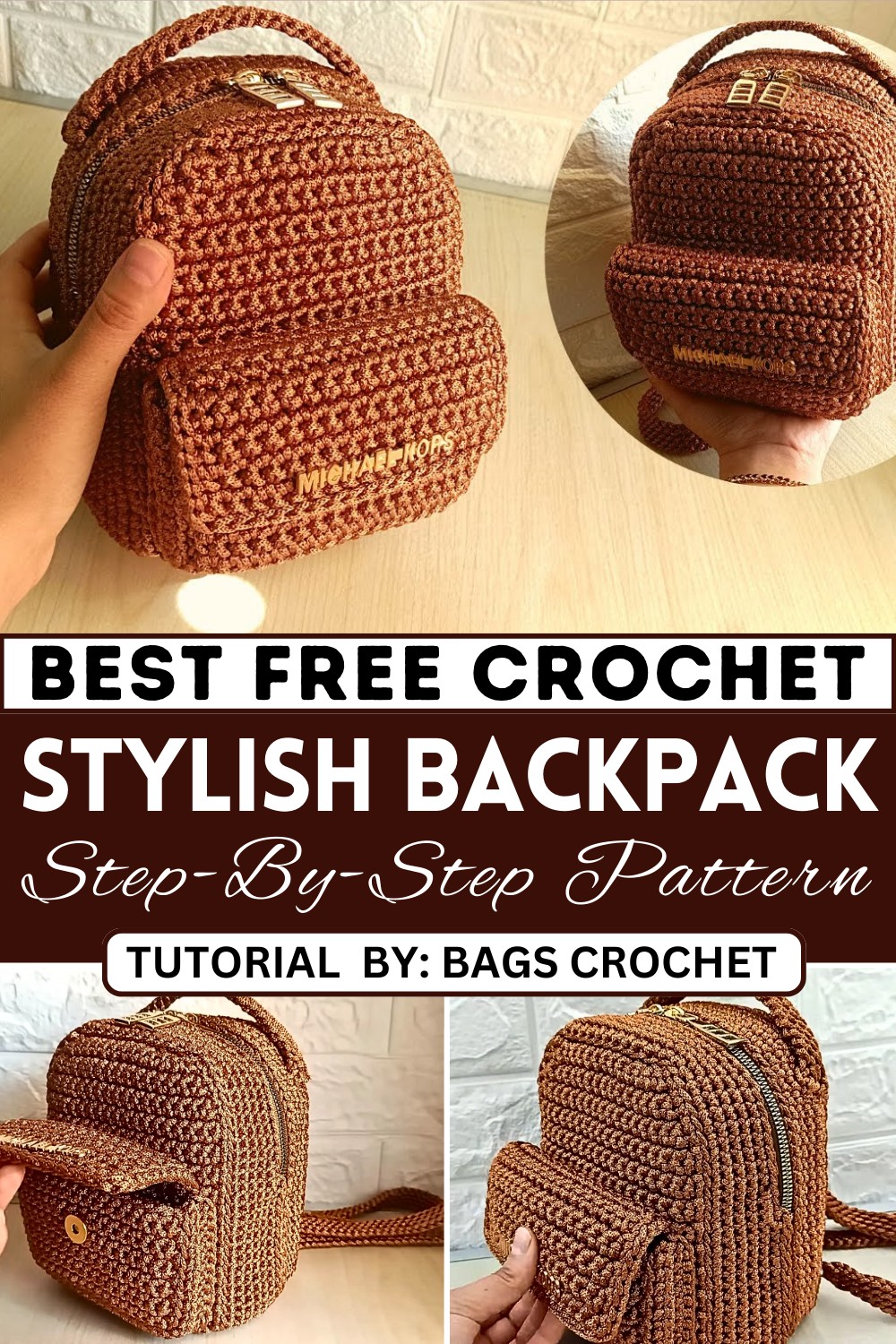 The Easiest Way To Crochet Backpack