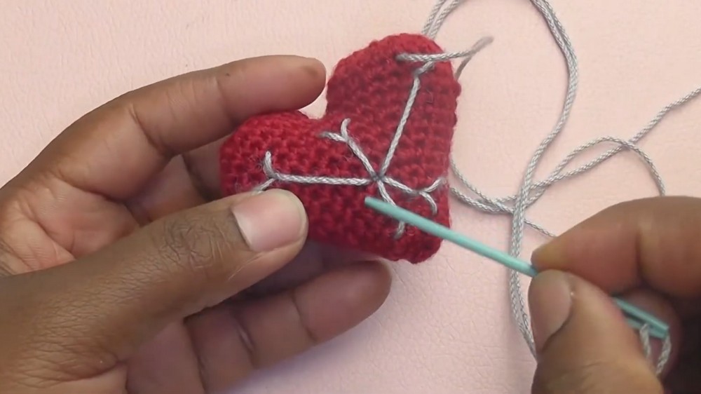 Crochet Christmas Heart