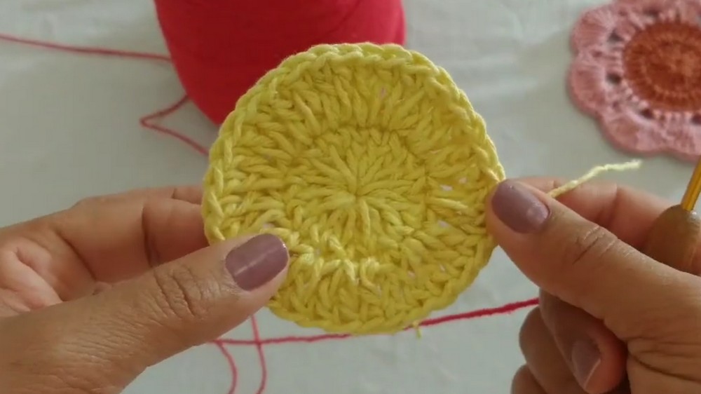 Crochet Flower Coaster