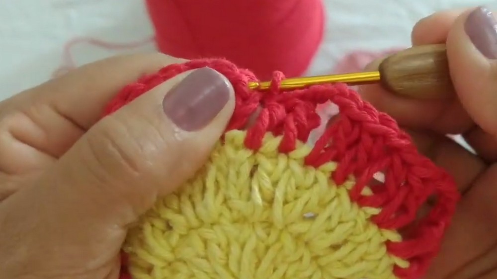 Crochet Flower Coaster