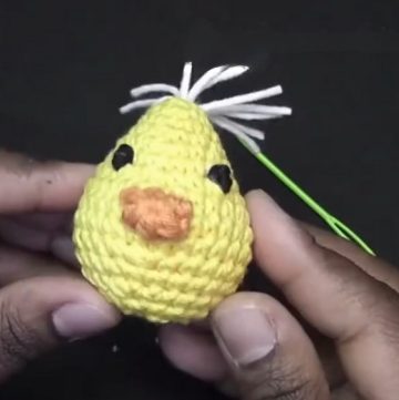 Crochet Baby Chick Easter Egg